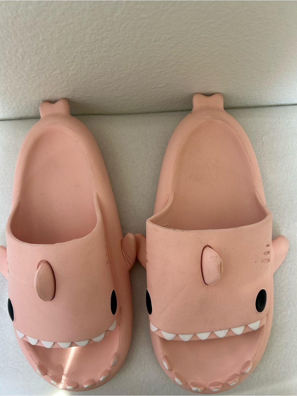 Pink Shark Slide Sandals Size 40–41